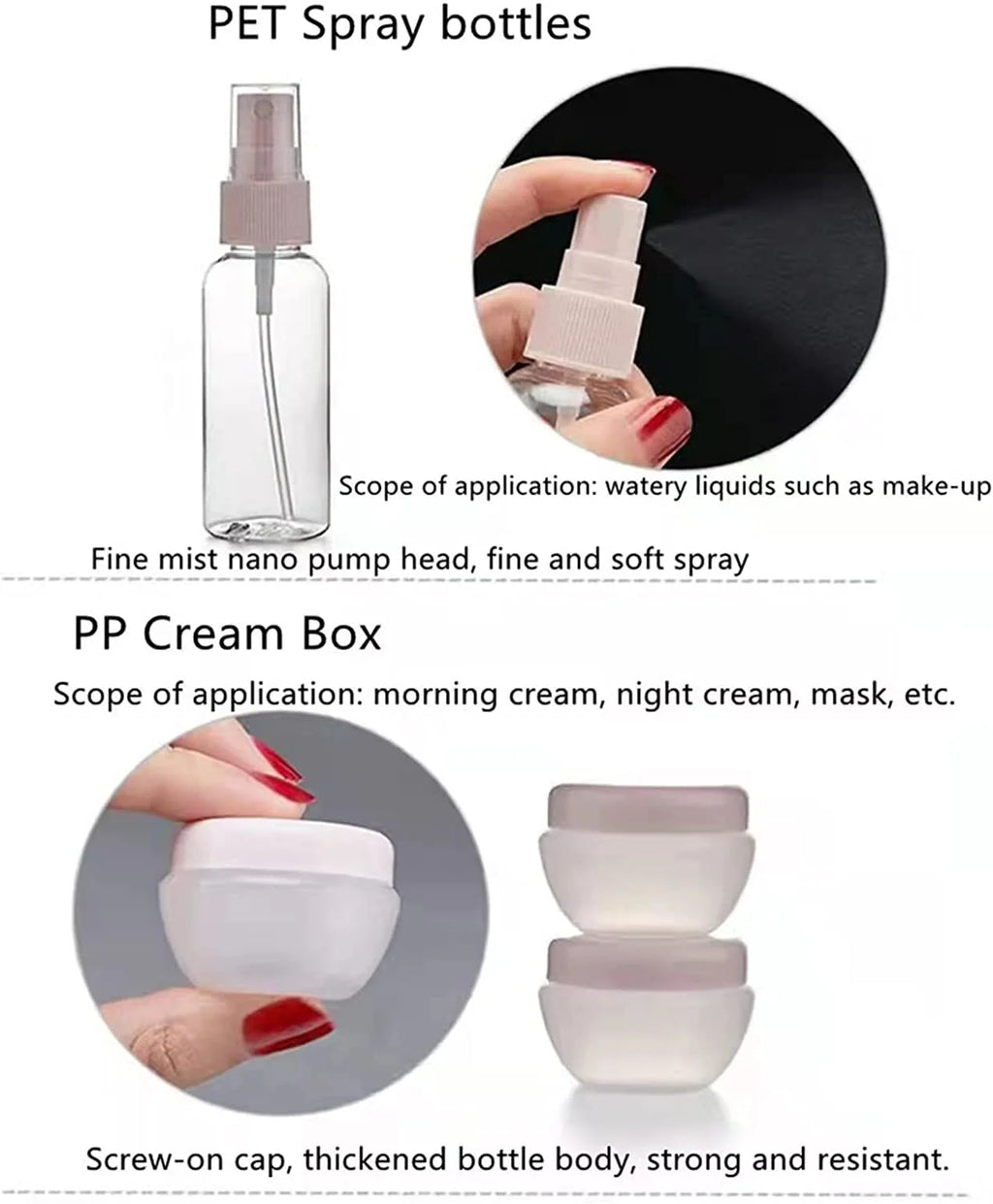 11-Pack Travel Bottles Set – Leak-Proof Toiletry Containers for Shampoo & Liquids, Portable & Tsa-Approved