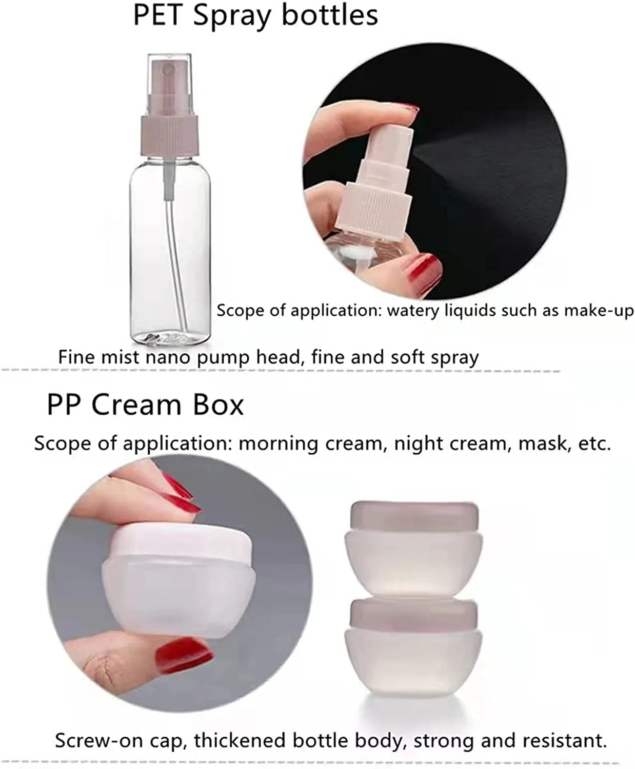 11-Pack Travel Bottles Set – Leak-Proof Toiletry Containers for Shampoo & Liquids, Portable & Tsa-Approved